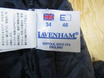 ★ラベンハム LAVENHAM★レディース ラウンドカラー チェックキルティングジャケット★R40403019A_画像7