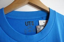 新品 UNIQLO UT ユニクロ BILLIE EILISH ビリーアイリッシュ × 村上隆 クルーネック Tシャツ 半袖 カットソー 青 BLUE サイズXL 1105L_画像4