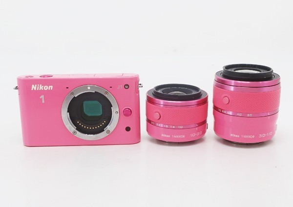 新品級】 Nikon 1 J1 ダブルズームキット ピンクスペシャルキット 
