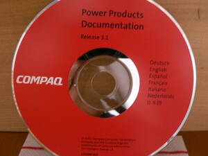  стоимость доставки самый дешевый 120 иен CDQ11: Compaq * Power Pro daktsu document ( много язык версия )COMPAQ Power Products Documentation Release 3.1 CD только 