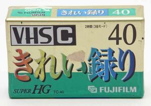 * New Fuji Video Cassette Tape VHS-C 40 минут TC-40F C SA2083