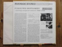 Wes Montgomery / ウェスモンゴメリー / Fusion! / Riverside Records / RS 9472 / ターコイズ ORPHEUM / US盤 / 初期プレス_画像2