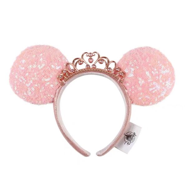 海外ディズニー限定☆ ディズニー プリンセス スパンコール カチューシャ