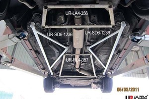 [Ultra Racing] side lower bar Volvo V70 8B5254W 97/02-00/06 [SD6-1236P]