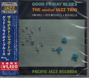 【CD】ザ・モデスト・ジャズ・トリオ　/　グッド・フライデイ・ブルース　/　新品CD　JAZZ秘蔵の名盤【新品：送料100円】