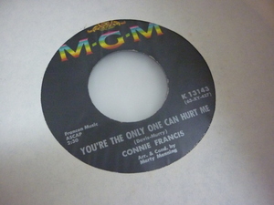 EPA5620　CONNIE FRANCIS コニー・フランシス　/　YOU'RE THE ONLE ONE CAN HURT ME / IF MY PILLOW COULD TALK / USA盤7インチEP