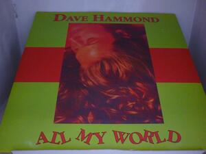 LPA2424 デイヴ・ハモンド DAVE HAMMOND / ALL MY WORLD / 輸入盤12インチ 盤良好