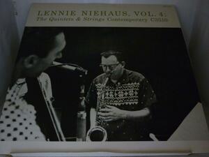 LPA5482 レニー・ニーハウス LENNIE NIEHAUS / クインテッツ＆ストリングス THE QUINTETS & STRINGS vol.4 / 国内盤LP 盤良好