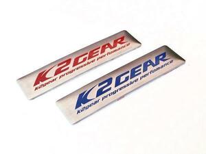 K2GEAR Logo эмблема Mini красный 4 шт. комплект 