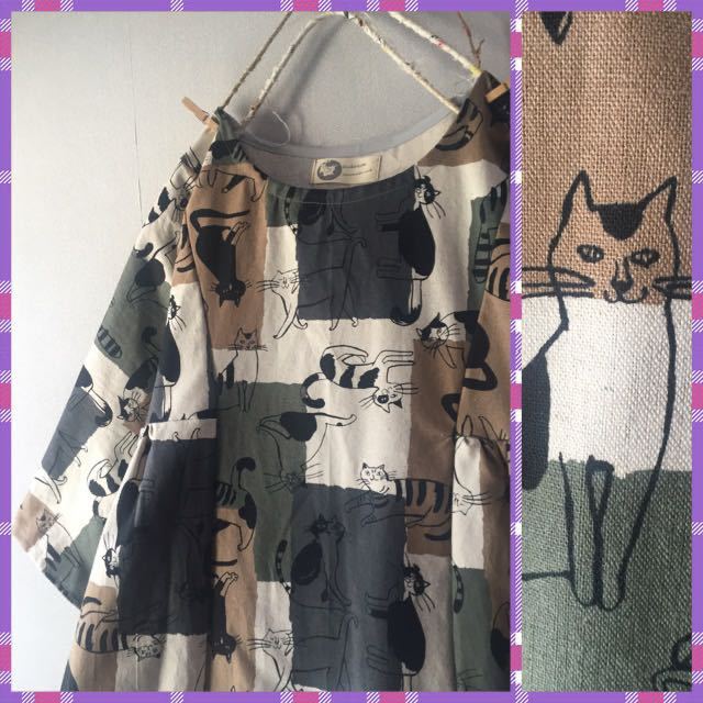 ヤフオク! -「猫柄 チュニック」の落札相場・落札価格