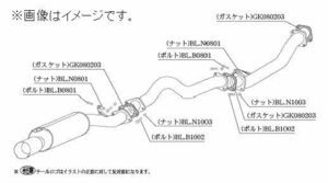 自動車関連業者直送限定 柿本 マフラー Kakimoto・R カキモト アール 日産 スカイライン クーペ セダン E-HR30 L20ET (NS317)