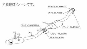 自動車関連業者直送限定 柿本 マフラー HYPER FULLMEGA N1+ Rev. NISSAN 日産 シルビア PS13 2.0 NA SR20DE (N31338)