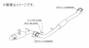 自動車関連業者直送限定 柿本 マフラー HYPER FULLMEGA N1+ Rev. NISSAN 日産 ステージア NM35 VQ25DET (N31359)