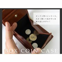 二つ折り財布 レディース メンズ ミニ財布 イタリアンレザー 二つ折り 本革 牛革 カード入れ ミニウォレット w030to 大容量 ブラウン_画像7