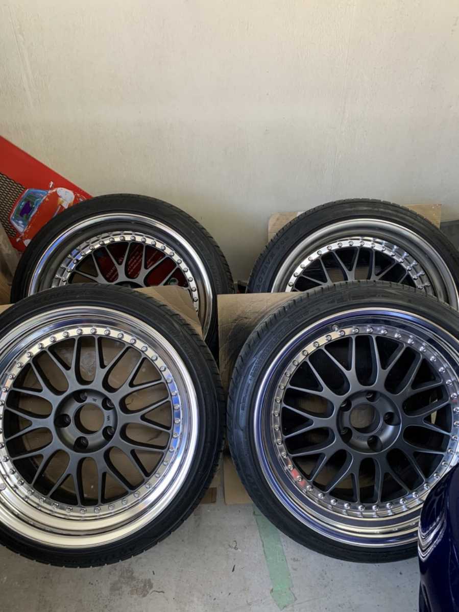 高価値】 WORK MEISTER M1 段リム 18×9.5J 5H-114.3 B ブラック
