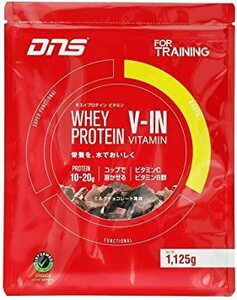 チョコレート 1125g DNS ホエイ プロテイン ビタミン For Training ミルクチョ