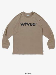 WTAPSダブルタップスWTVUAロンTシャツサイズM新品ベージュ