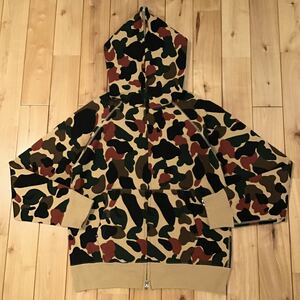 ★美品★ apeman camo フルジップ パーカー Sサイズ a bathing ape BAPE full zip hoodie エイプ ベイプ アベイシングエイプ 迷彩 nigo 3tt