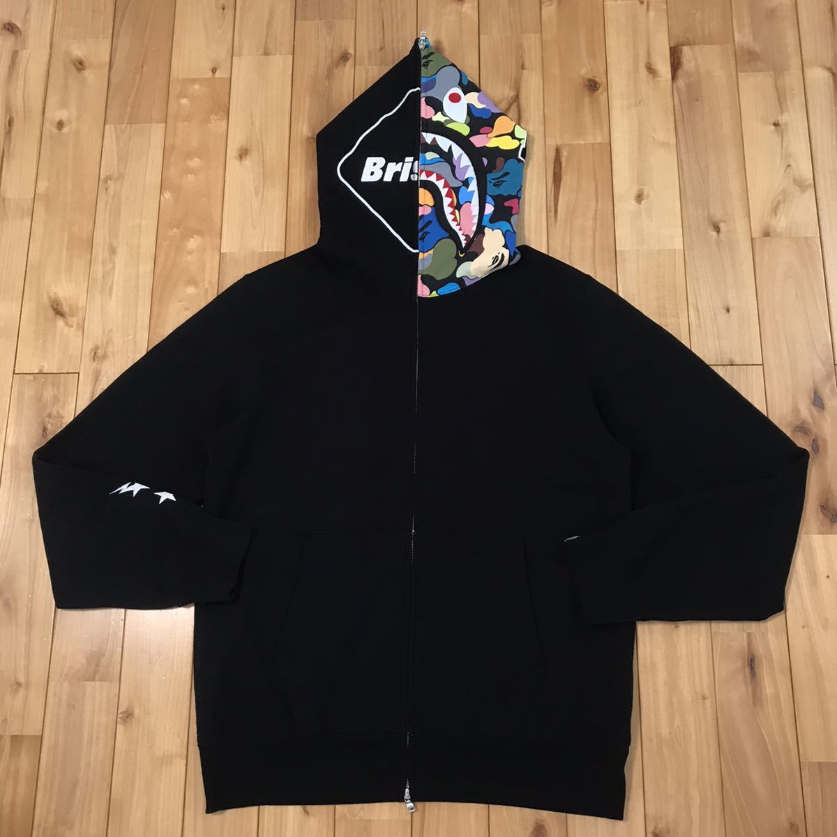 特価価格 - ☆激レア☆APE カレッジロゴ クレイジー パーカー M