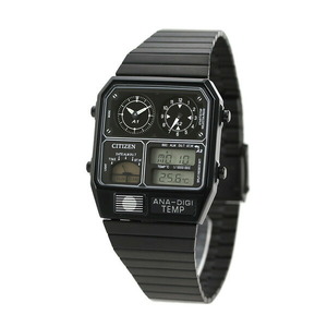 新品 送料無料 シチズン レコードレーベル アナデジテンプ 腕時計 クロノグラフ 温度計 アナログ デジタル JG2105-93E CITIZEN