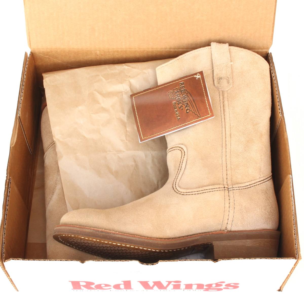 27509 未使用デッドストックREDWING8156レッドウィング8.5E約26.5cm