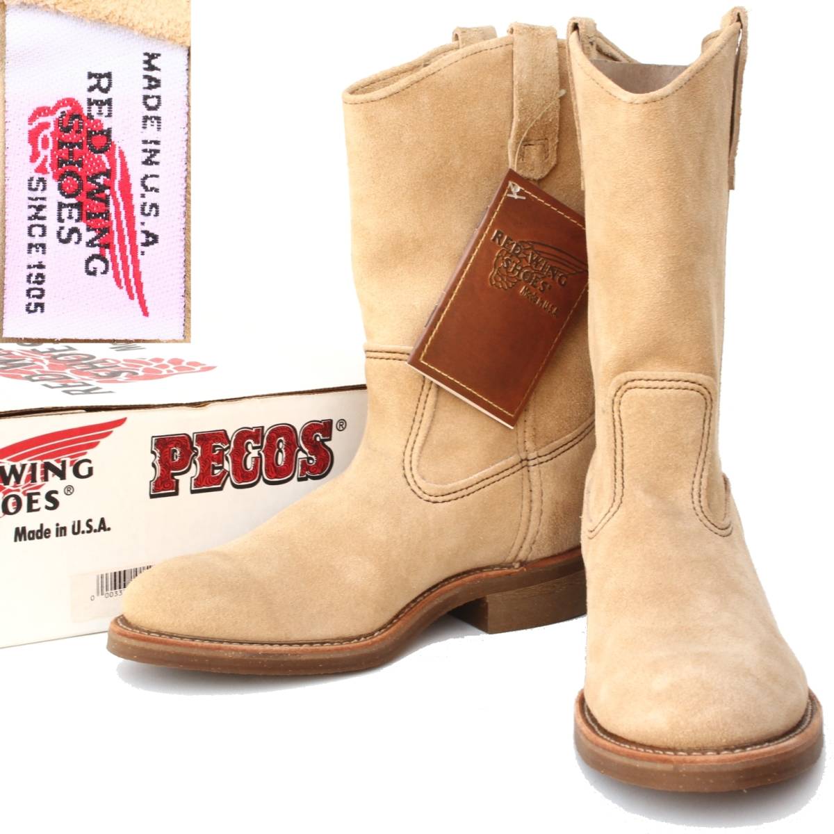 27509 未使用デッドストックREDWING8156レッドウィング8.5E約26.5cm