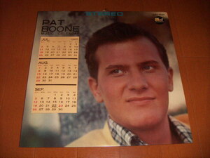 ●即決！LP：PAT BOONE MUSIC CALENDAR 歌のカレンダー パット・ブーン：特殊ジャケ