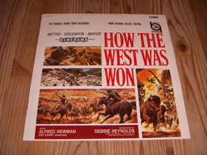 ●即決！LP：HOW THE WEST WAS WON 西部開拓史 サントラ：アルフレッド・ニューマン：デビー・レイノルズ：ペラジャケ