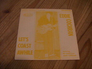●即決！EP：EDDIE COCHRAN LATCH ON LET'S COAST AWHILE エディ・コクラン：UK盤