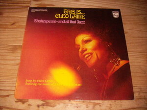 ●即決！LP：THIS IS...CLEO LAINE SHAKESPEARE AND ALL THAT JAZZ クレオ・レーン ジョン・ダンクワース：UK盤