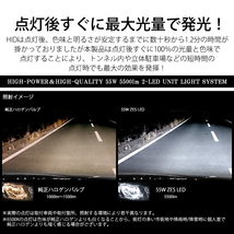 ZVW30系 前期/後期 プリウス LED フォグランプ LED H11/H16 11000lm 55W ZES オールインワン 6500K/ホワイト/白 車検対応☆_画像4