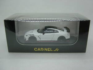 送料300円～ CAR-NEL 1/64 Nissan GT-R NISMO (R35) 2020 カラー：Pearl White パールホワイト