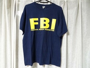 希少 FBI アメリカ 連邦捜査局 パロディー Tシャツ Mサイズ