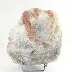 ピンクトルマリン結晶 原石 Brazil 置物 鉱物標本 〔RYD22-10〕