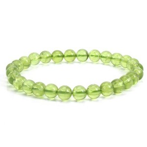  natural stone high quality peridot bracele approximately 6mm(li15-5)