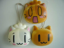 ♯Hyt14Ftねこねこベーカリーやきたてマスコットにゃ全5種ぱふえ♂TAKARATOMYARTS♀200円〓010887_c_画像2