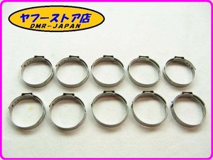 ☆新品未使用☆ 純正(CM001922) ホースバンド 10個入 アプリリア SR125~300 スポーツシティ 125～300 アトランティック aprilia 18-544.4