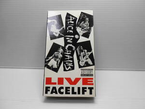 ALICE IN CHAINS LIVE FACELIFT アリス・イン・チェインズ　ライブ　フェイスリフト　ビデオテープ　VHS