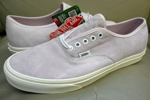 新品未使用 VANS バンズ US企画 AUTHENTIC オーセンティック Pig Suede ピグ スエード レザー 撥水 オーキッドアイス US11.5 29.5センチ