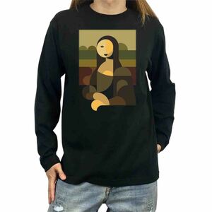 Art hand Auction Neue Mona Lisa Da Vinci Malerei Picasso Stil Abstrakte Malerei Pop Art Langes T-Shirt Langarm T-Shirt XS SML XL Big Over Size XXL~4XL Hoodie, Kunstwerk, Malerei, Porträt