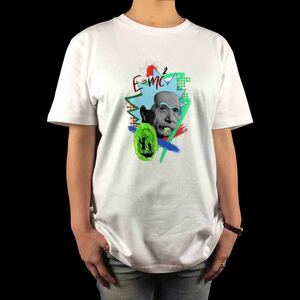 新品 アインシュタイン 相対性理論 天才物理学者 数式 ペイント アート Tシャツ S M L XL ビッグ オーバー サイズ XXL~5XL ロンT パーカー