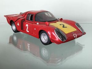 送料無料　1/18 アルファロメオ　デイトナ　ミニカー　ジャンク　ALFA ROMEO DAYTONA レストアやカスタムベースに