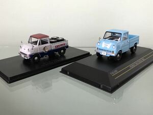 送料無料　1/43 かわいいミニカー　ホンダ　T360 ミニトラック　セット　旧車　HONDA ヨコハマタイヤ　商用車コレクション