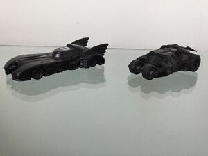 送料無料　メーカー不明　トミカやホットウィールでは無い　バットモービル　ミニカー　セット　DC COMICS BAT MAN MOBIL バットマン