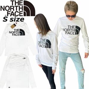 ザ ノースフェイス ロンT 長袖 Tシャツ ハーフドーム ロゴ NF0A5585 スタンダード ホワイト Sサイズ THE NORTH FACE STANDARD TEE 新品