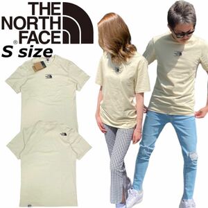 ザ ノースフェイス 半袖 Tシャツ NF0A7ZG5 ロゴ メンズ レディース ベージュ Sサイズ THE NORTH FACE DOME AT CENTER S/S TEE 新品