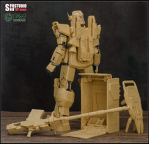 【SH Studio】1/60 RX-79G ガンダム 陸戦タイプ 改造パーツ2.0 ウェポンセット付き 未塗装 GK ガレージキット 未組立 新品_画像10