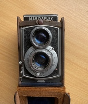 マミヤ　フレックス　二眼レフカメラ MAMIYA　ケース付き　ジャンク　動作未確認　2眼レフ　ｃａｍｅｒａ　MAMIYAFLEX_画像1