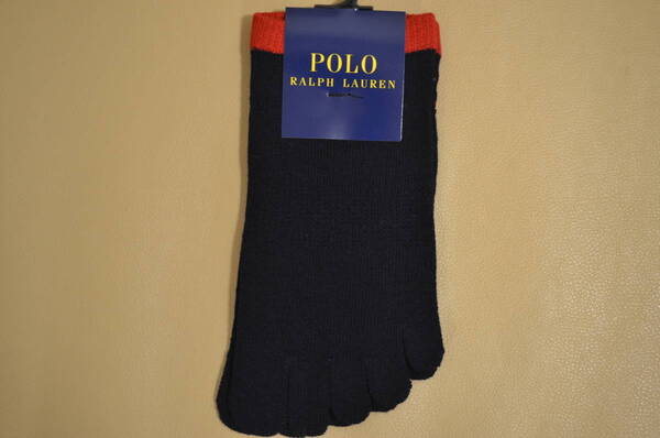 新品 未使用 タグ付き 女性 POLO RALPH LAUREN ポロラルフローレン 5本指ソックス 送料無料