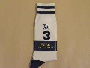 新品　未使用　男性　POLO RALPH LAUREN　 ポロ ラルフローレン 　綿混ソックス　日本製　送料無料